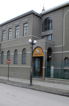 Entrada externa del "Museo Salesiano Maggiorino Borgatello" de Punta Arenas